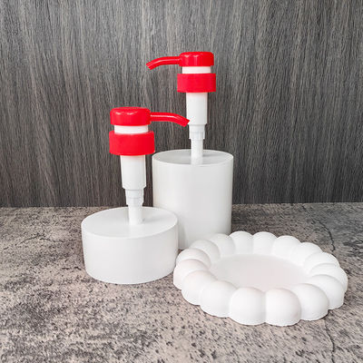 Pompa Krim Kosmetik 4cc Dosage Lotion Screw Pump Untuk Botol Bulat 33/410